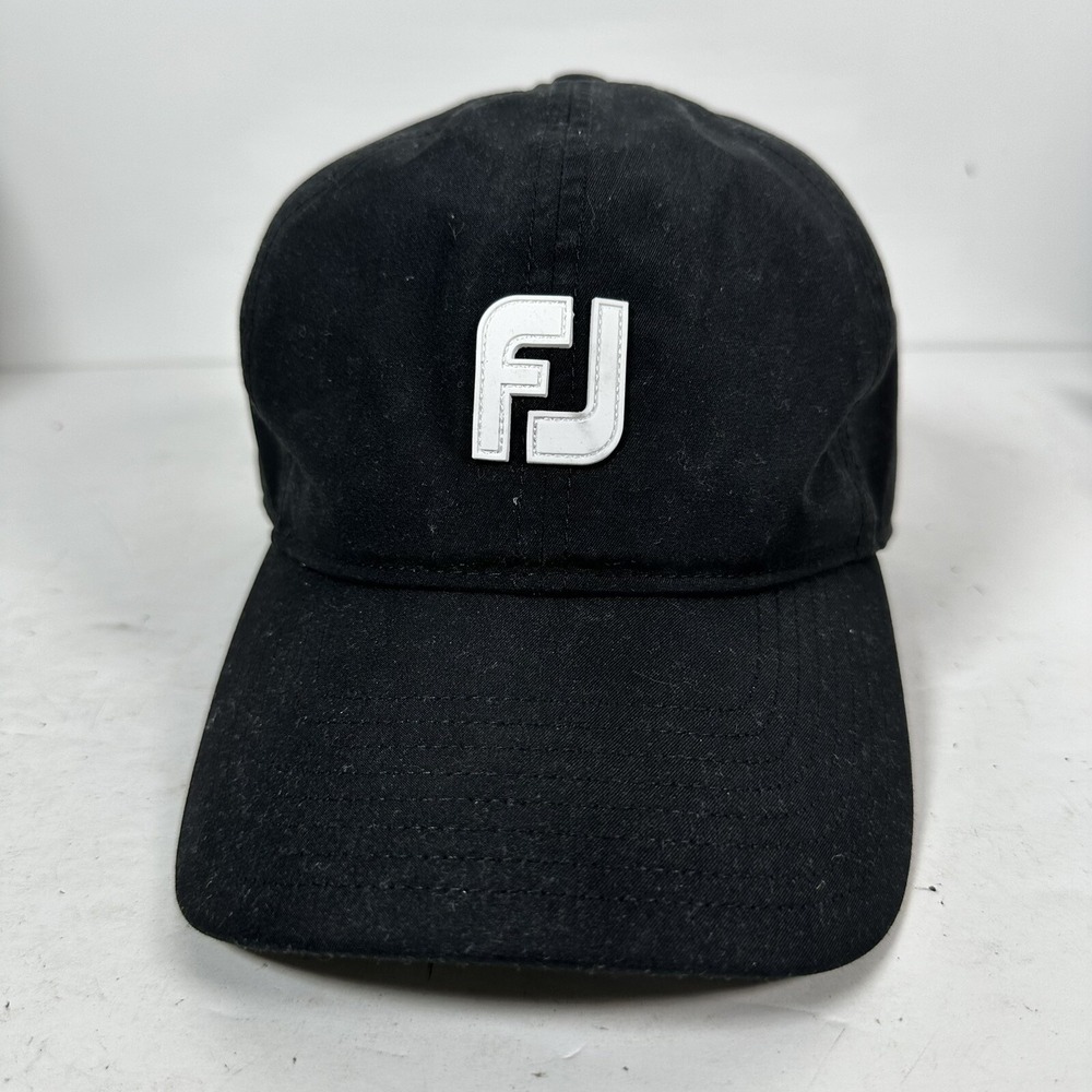 FootJoy DryJoys Tour Black Rain Cap, One Size